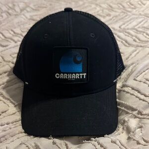 Carhartt Black and Blue Logo Cap